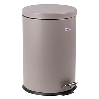 Ведро-контейнер для мусора (урна) с педалью LAIMA Classic, 20 л, серое, матовое, металл, со съемным внутренним ведром в Саратове Ведро-контейнер для мусора (урна) с педалью LAIMA Classic, 20 л, серое, матовое, металл, со съемным внутренним ведром в Саратове