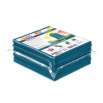 Мешки для мусора 160 л, светло-синие, в пачке 10 шт., ПВД, 40 мкм, 900х1100 мм, i-Bag в Саратове