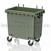 Мусорный контейнер 770 л зеленый без крышки 770 зеленый в Саратове Мусорный контейнер 770 л зеленый без крышки 770 зеленый в Саратове