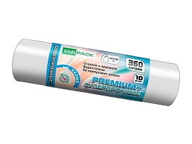 Мешки для мусора 360 л, белые, в рулоне 10 шт., ПВД 65 мкм, 1400х1000 мм, PREMIUM+, 3601015302 в Саратове Мешки для мусора 360 л, белые, в рулоне 10 шт., ПВД 65 мкм, 1400х1000 мм, PREMIUM+, 3601015302 в Саратове