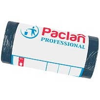 Мешки для мусора 35 л, черный, в рулоне 50 шт., ПНД, 6,2 мкм, 600х500 мм, PACLAN Professional, 604077 в Саратове Мешки для мусора 35 л, черный, в рулоне 50 шт., ПНД, 6,2 мкм, 600х500 мм, PACLAN Professional, 604077 в Саратове