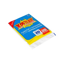 Мешки для мусора 20 л, с ручками, черные, в пачке 20 шт., ПНД, 10 мкм, 550х440 мм, Крепак, 4607075710085 в Саратове Мешки для мусора 20 л, с ручками, черные, в пачке 20 шт., ПНД, 10 мкм, 550х440 мм, Крепак, 4607075710085 в Саратове