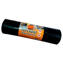 Мешки для мусора 360 л, черные, в рулоне 10 шт., ПВД 65 мкм, 1400х1100 мм, Концепция Быта Профи, 603736 в Саратове Мешки для мусора 360 л, черные, в рулоне 10 шт., ПВД 65 мкм, 1400х1100 мм, Концепция Быта Профи, 603736 в Саратове