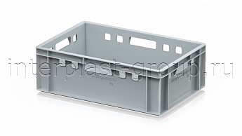 Ящик для мяса и колбасных изделий Е-2 серый в Саратове Ящик для мяса и колбасных изделий Е-2 серый в Саратове