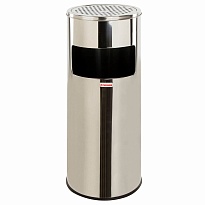 Урна с пепельницей 27 л, нержавеющая сталь, зеркальная, LAIMA PROFESSIONAL в Саратове Урна с пепельницей 27 л, нержавеющая сталь, зеркальная, LAIMA PROFESSIONAL в Саратове