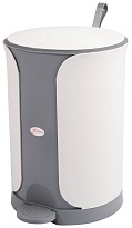 Контейнер для мусора Sтилъ с педалью 18 л серый 18 серый в Саратове Контейнер для мусора Sтилъ с педалью 18 л серый 18 серый в Саратове