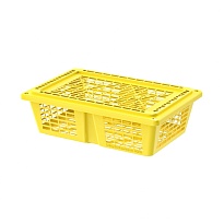 Ящик продуктовый универсальный желтый в Саратове