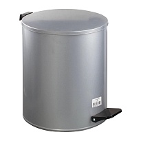 Ведро для мусора с педалью, усиленное, Титан, 15 л, серое, оцинкованная сталь в Саратове Ведро для мусора с педалью, усиленное, Титан, 15 л, серое, оцинкованная сталь в Саратове