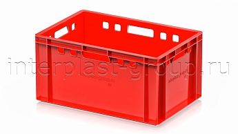 Ящик для мяса и колбасных изделий Е-3 красный в Саратове