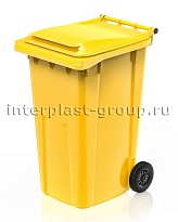 Контейнер для мусора 240 л желтый облегченный 240 желтый в Саратове Контейнер для мусора 240 л желтый облегченный 240 желтый в Саратове