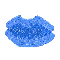 Бахилы голубые 2000 шт (1000 пар), 16 мкм, однослойные, с одной резинкой, Эконом в Саратове