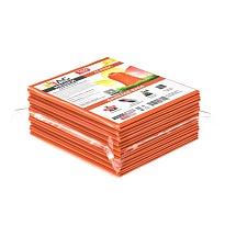 Мешки для мусора 160 л, оранжевые, в пачке 10 шт., ПВД, 40 мкм, 900х1100 мм, i-Bag в Саратове