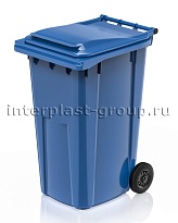 Контейнер для мусора 240 л голубой облегченный 240 голубой в Саратове