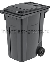 Мусорный контейнер 360 л серый 360 серый в Саратове